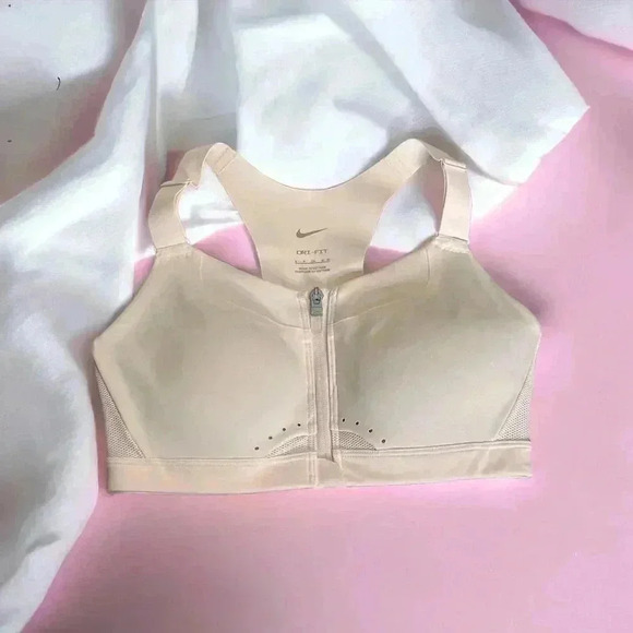 Nike Women's Dri-FIT Alpha High-Support Padded Zip-Front Sports Bra NEW W Tags - Picture 3 of 8
